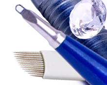 Augenbrauen Diamant Blading ultrafeiner im Vergleich zu Microblading Permanent Make-up | KroMED
